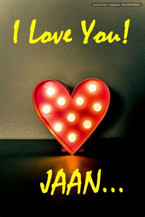 I Love You Jaan Wallpaper