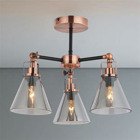 Fabian Semi Flush Ceiling Light Temple Webster