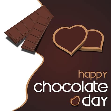 Feliz Dia Mundial Do Chocolate Design Vetorial Vetor Premium