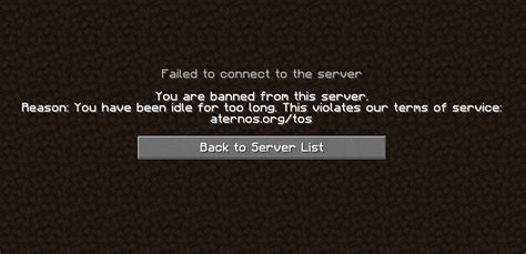 Banned For No Reason Please Fix Server Aternos Community