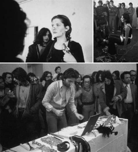 In 1974, artist Marina Abramović performed "Rhythm 0", an art piece ...