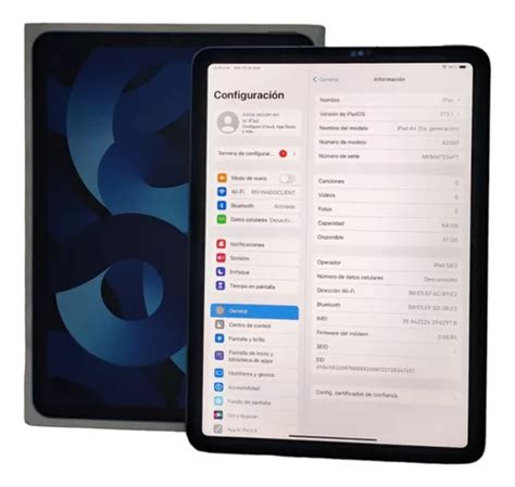 iPad Air quinta Generación Wi fi Cellular