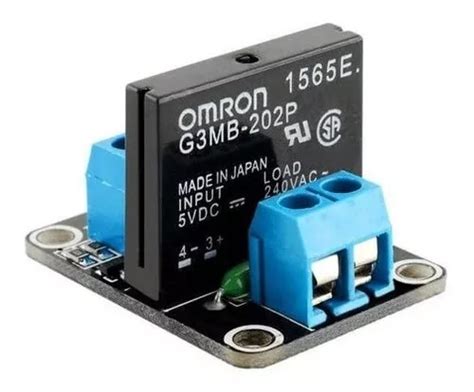 Módulo Relé Estado Sólido 5v 1 Canal Arduino Ssr G3mb 202p