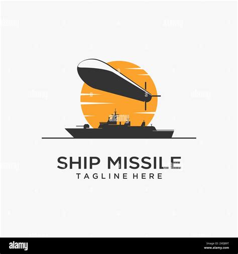 Ship missile logo design Stock Vector Image & Art - Alamy