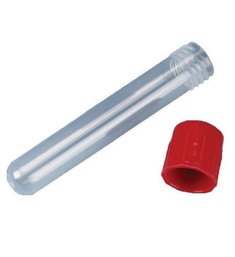 Polypropylene Test Tubes With Screw Caps 12 X 75mm