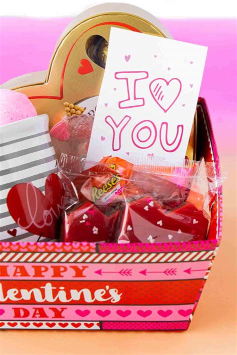 Diy Valentines Day Basket Ideas With Free Printables Play Party Plan