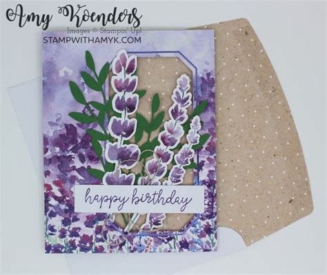 Stampin Up January Paper Pumpkin Kit Lovely Lavender In