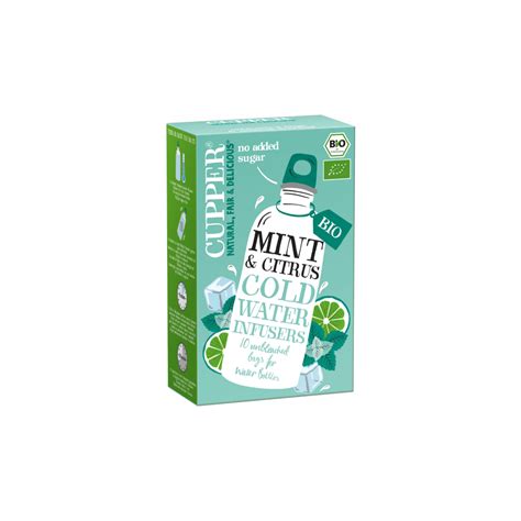 Infuzie Rece Eco Din Menta Si Citrice 10 Plicuri Cupper Dr Max