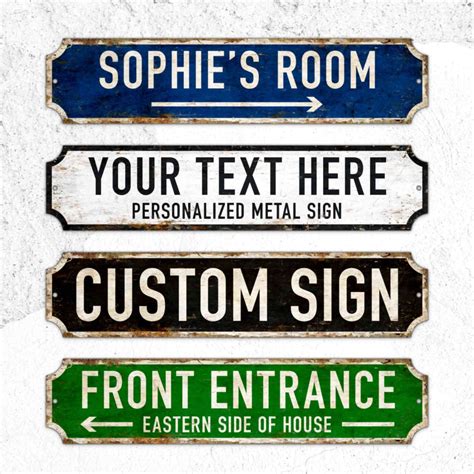 Custom Street Signs,personalized Road Sign,rustic Sign,name Signs ...