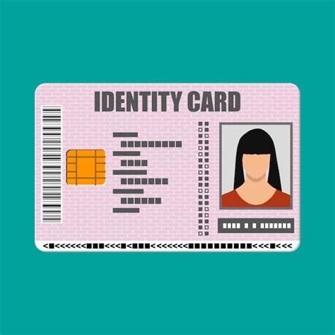 Icono De Tarjeta De Identificaci N Dni Dni Vector Premium