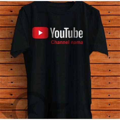 Jual Kaos Youtube Kaos Custom Youtube Nama Channel Kaos Custom