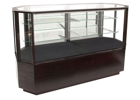 Full Vision Contemporary Horizontal Octagon Display Case – Display Cases | Showcases