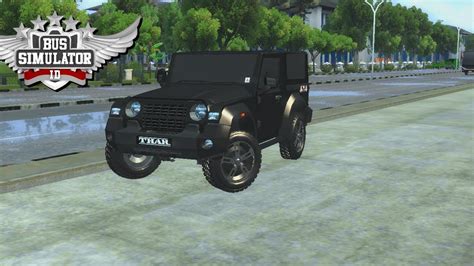 Mahindra Thar Offroading Bus Simulator Indonesia Modified Thar