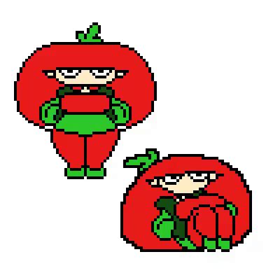 Making Some Sprites Of The Tomato Toppin Gal Minuspal Designed Should