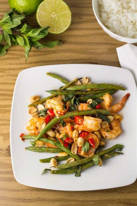 Thai Roasted Shrimp With Green Beans Salu Salo Recipes Shrimp And Green Beans Ginger Green