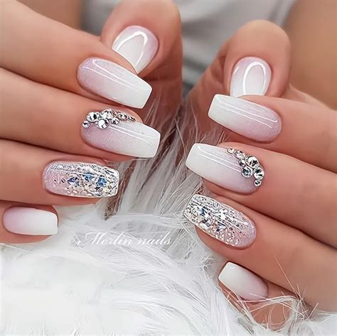 Top 20 Ombre Wedding Nails For The Bride To Be 2024