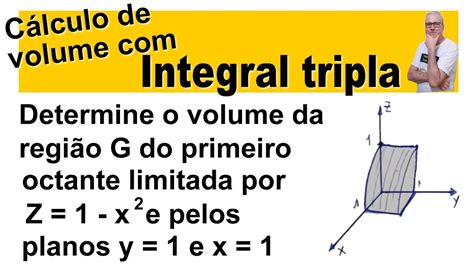 Grings C Lculo De Volume Integral Tripla Omatematicogrings Youtube