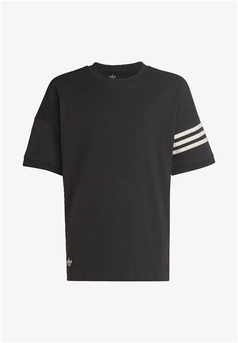 Adidas Originals Tee Unisex T Shirts Med Print Black Svart Zalando No