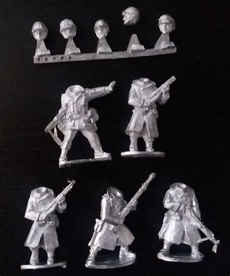 Us American Army Infantry Half Squad In Winter Clothing B 28mm Wwii Warlord Games