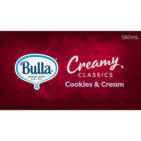 Bulla Creamy Classics Cookies Cream Pack Woolworths