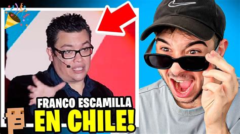 REACCIÓN a FRANCO ESCAMILLA en CHILE POR PRIMERA VEZ INCREÍBLE 2