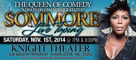 The Queen of Comedy Sommore Live Stand-Up Comedy Taping | Blumenthal ...