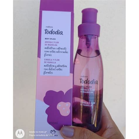 Col Nia Body Splash Ameixa E Flor De Baunilha Natura Tododia Ml