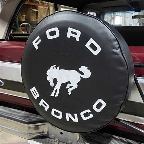 Bronco Sparecover Blak Series Spare Tire Cover