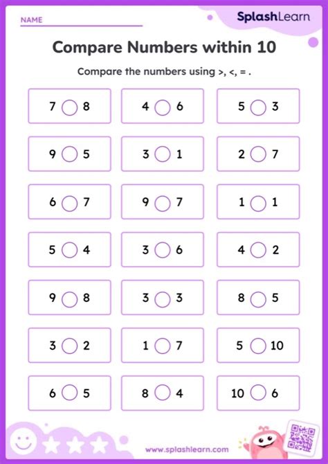 Comparing Numbers Activities And Resources For 1st Grade