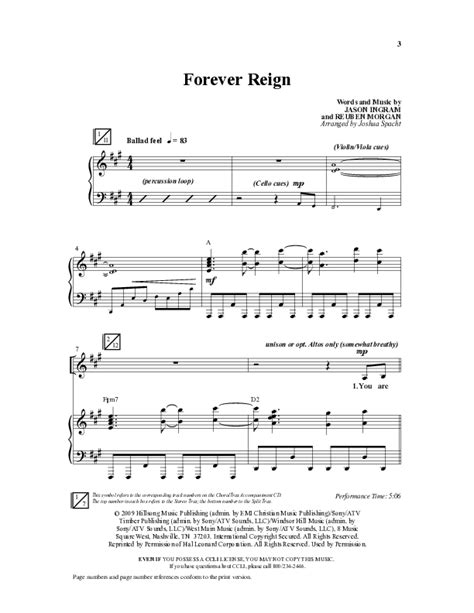 Forever Reign Choral Anthem Satb Sheet Music Pdf Word Music Choral