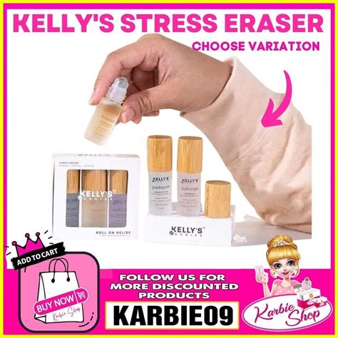 Orig Kelly S Choice Stress Eraser Roll On Relief Shopee Philippines