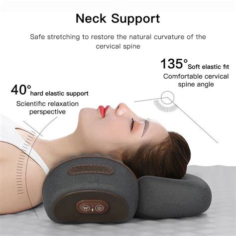 Almohada El Ctrica De Espuma Viscoel Stica Para Masaje Cervical