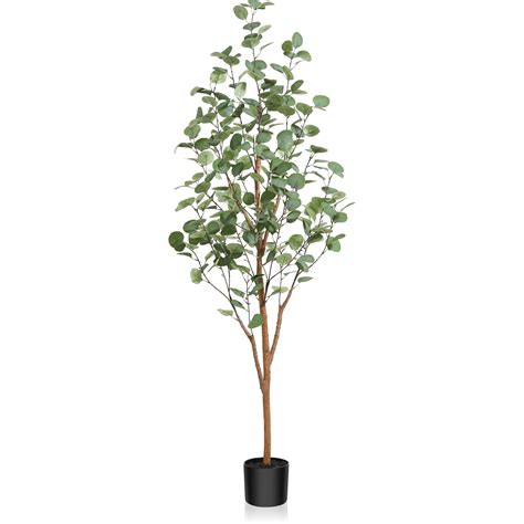 Artificial Eucalyptus Tree 5ft Tall Fake Eucalyptus Tree With Natural