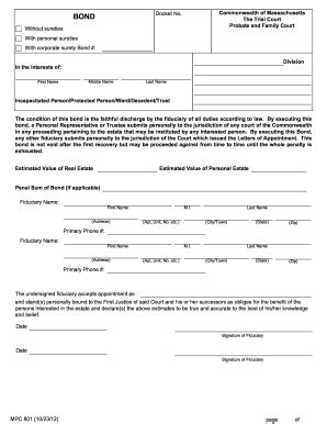 20 Printable probate family court forms Templates - Fillable Samples in ...