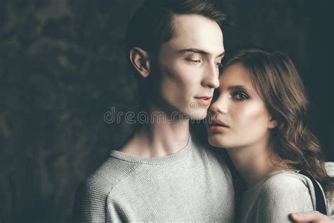 Gentle Hugs Of Loved One Stock Image Image Of Faces 121278475