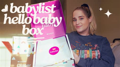 Babylist Hello Baby Registry Box Unboxing Babylist Diaper Box