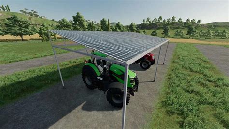 Metal Shed With Solar Panels v1.0 FS22 Mod | Farming Simulator 22 Mod