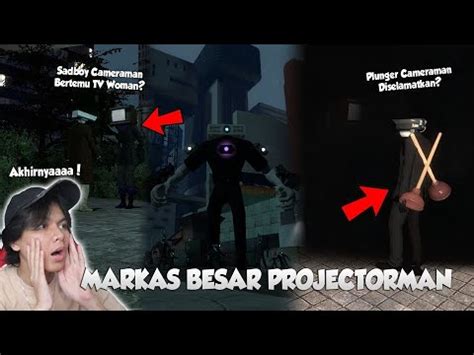 AKU PERGI KE MARKAS BESAR PROJECTORMAN DAN MENEMUKAN INI Plunger