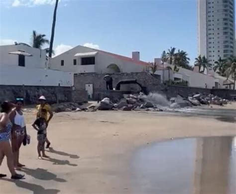 Denuncian Descargas De Aguas Negras A Playas De Mazatl N Al Parecer Es