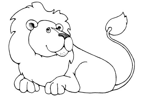 Lion Drawing Outline at GetDrawings | Free download