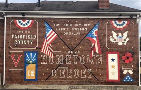 Hometown Heroes-Amstutz Patriotic Mural | Visit Fairfield County