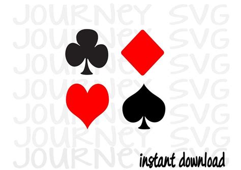 Card Suits Svg File Spades Svg Hearts Svg Diamonds Svg Etsy Tumbler