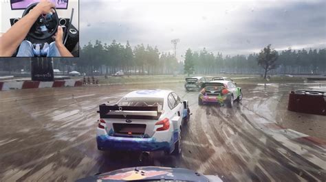 Subaru Wrx Sti Rallycross Dirt Rally Logitech G Gameplay