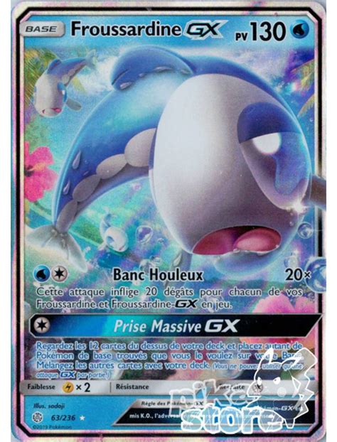 FR Pokémon Carte SL12 63 236 Froussardine GX