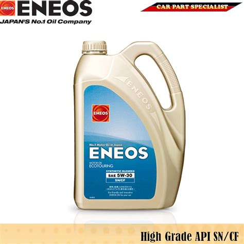 Eneos Eco Touring Semi Synthetic Sn Cf W Engine Oil L Japan