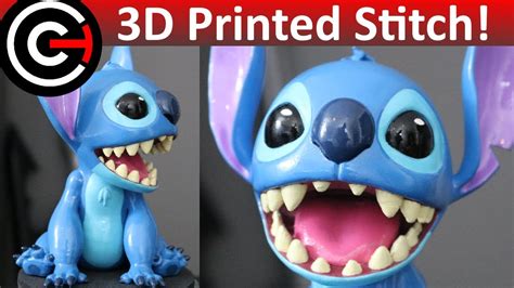 3D Printed Stitch Figure Disney S Lilo Stitch YouTube