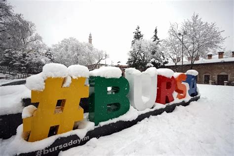 Meteorolojiden Bursaya yeni uyarı Kar yağışı 8 Şubat 2023 Bursada