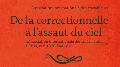 De La Correctionnelle Lassaut Du Ciel Lassociation Internationale