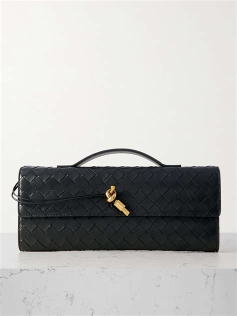 Bottega Veneta Long Andiamo Intrecciato Leather Clutch Net A Porter