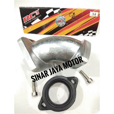 Jual Intake Intek Manifold Rc Untuk Motor Bebek Jupiter Z Vega Supra